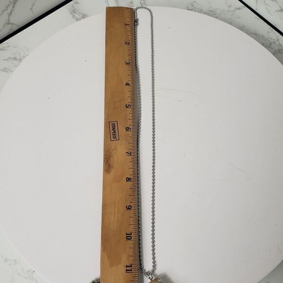 ARTISAN Wish Glass Bottle Glitter Upcycled Necklace - Picture 8 of 9